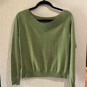 Ann Taylor green sweater